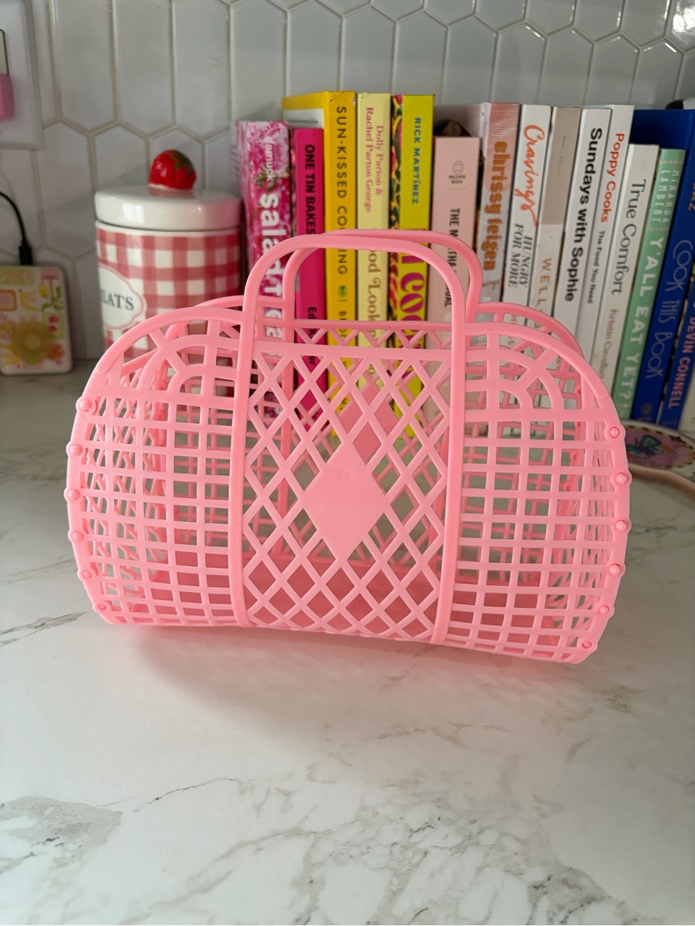 Pink jelly purse
